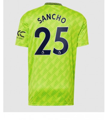 Manchester United Jadon Sancho #25 Tredjedrakt 2022-23 Kortermet